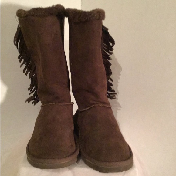 Girls Brown Boots Size 3 - Picture 4 of 4